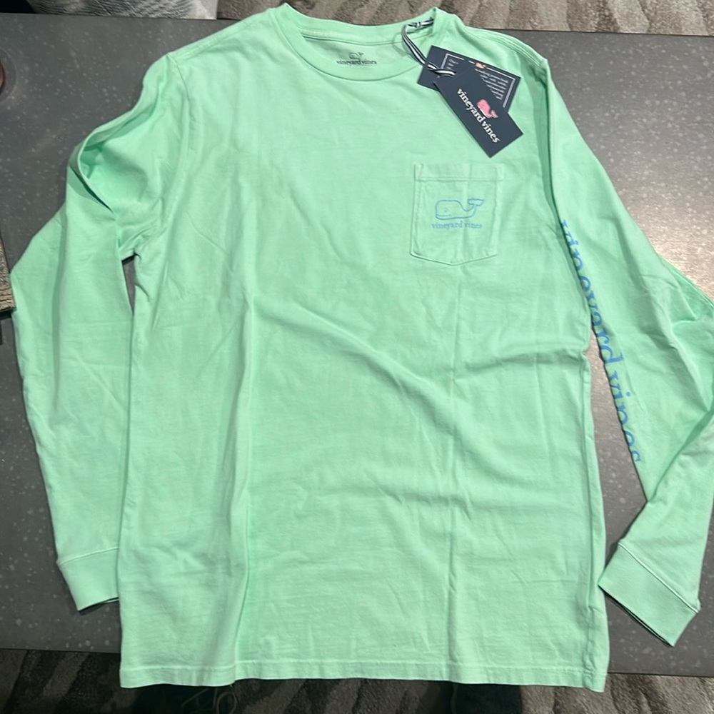 NWT boys vineyard vines l/s shirt